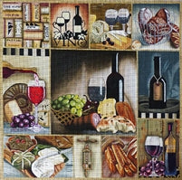 Wine & Cheese Collage 1048