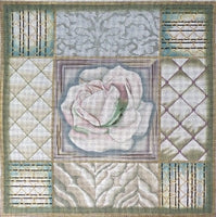 Wt. & Green Rose Collage 1061