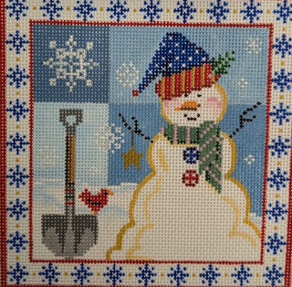 Snowman Quilt Square SQS1