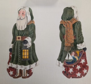 2 sided Santa with Toy Bag MSD167D