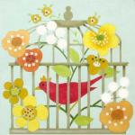 Red Bird Cage 1697-B