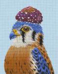 Jake - Am. Kestrel w/Mushroom VS405-B
