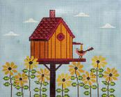 Fall Birdhouse WK2078