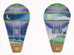 2-Sided Purple Balloon 1001-C