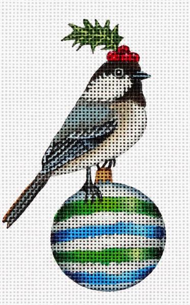 Holly Bird Christmas Ornament VS344-A