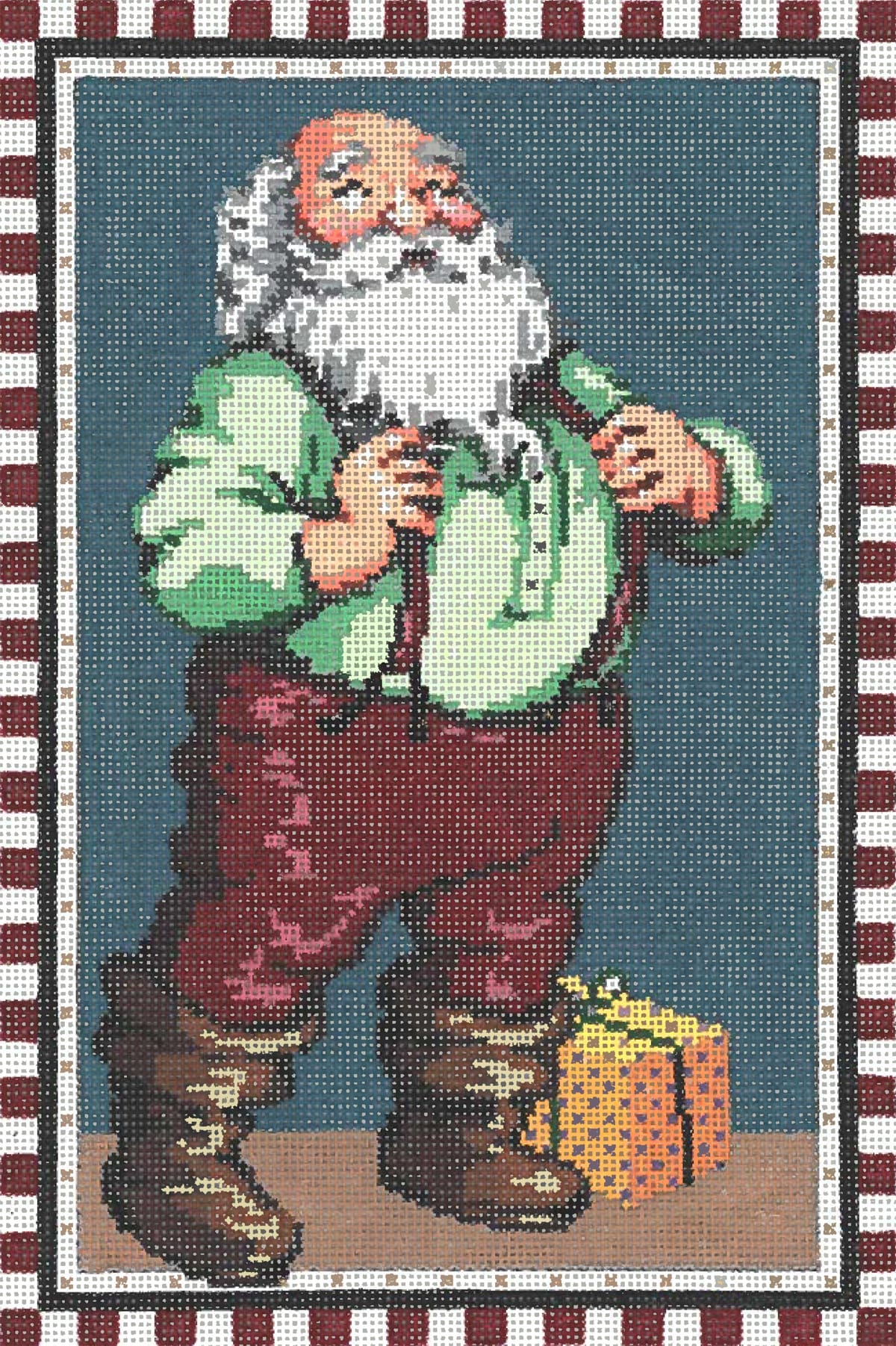 Checked Santa 18-1175