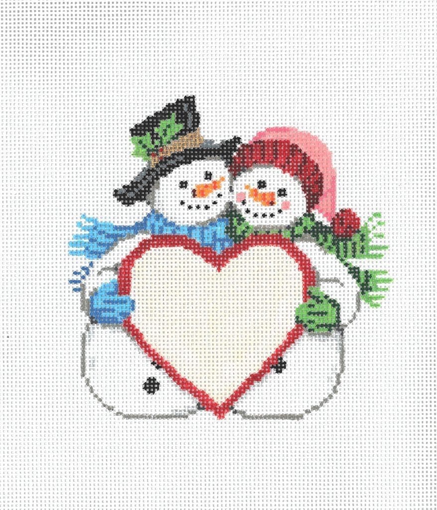 O-22 Snow Couple Ornament 18-904