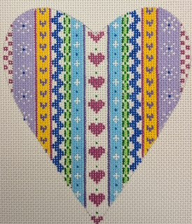 Colonial Needles Heart