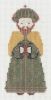 Nativity: Wiseman in Green & Gold coat PT302