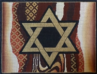 Brown Pattern Tallis Bag 400n