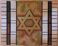 Golden Geometric Tallis bag 403h