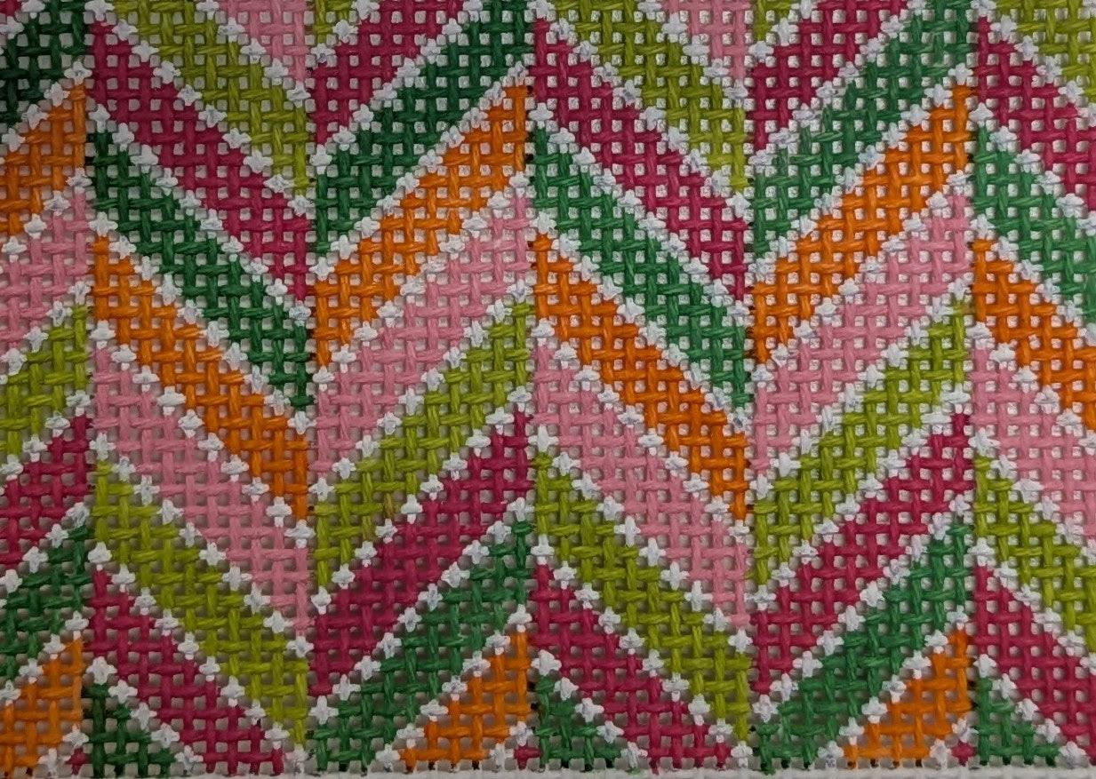 Chevron Multi Pinks, Greens, and Orange Wallet Case WCC31