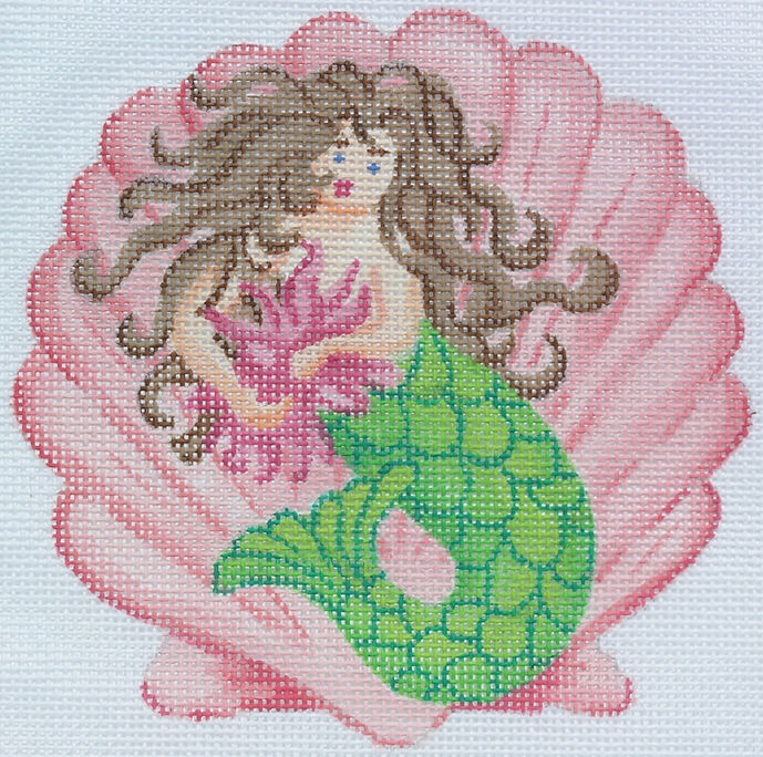 Tropical Mini – Mermaid On Scallop Shell OM-84