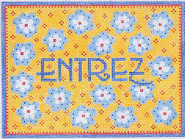 “Entrez” Provençal – Yellow, Red & Blues DH-37