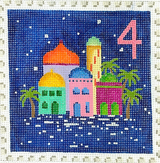 Hanukkah Stamp #4 – Jerusalem w/ Snow PL-604