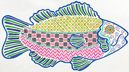 Funky Fish #1 (Facing Right) PL-583