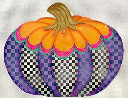 Funky Punkin Stand-Up #3 – Orange Top, Multi Checkerboard Bottom SST-258