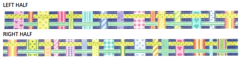 Belt – Woven Ribbons – Multi Brights On Navy BL-02