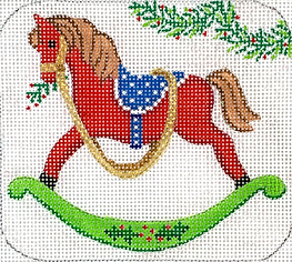 Christmas Ornament – Victorian Rocking Horse XM-27