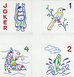 Set Of 4 Coasters – Mahjong Tiles CO4-60
