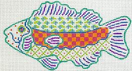 Mini Fish – Mackenzie-Childs Inspired (Facing Left) OM-434