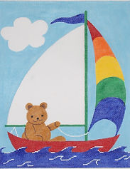 Birth Announcement – Large Sailing Teddy BA-04