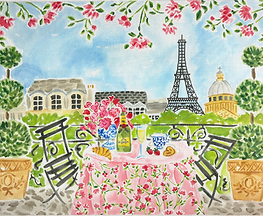 Paris Champagne Breakfast Table LB-PL-38