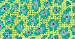 Cheetah – Turquoise & Pinks On Lime INSPCL-02