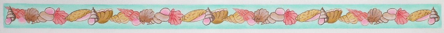 Wide Belt /Bag Strap – Mixed Shells On Caribbean WBL-08