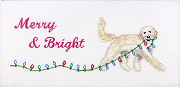 “Merry & Bright” Bentley The Doodle w/ Christmas Lights SM-PL-14