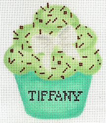 Mini Designer Dessert – Tiffany Pistachio Cupcake w/ Chocolate Sprinkles OM-439