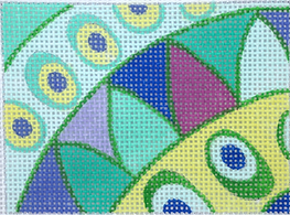 Planet Earth Insert – Pucci Waves & Dots – Blues, Greens & Purples INSPCC-27
