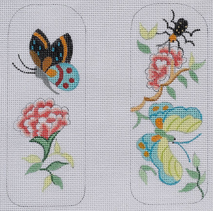 Glasses Case – Chinese Butterflies (Half-Size) EGC-27h