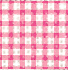 4” Square Insert – Pink Gingham (Specify Monogram Letter Or Blank) INSSQ4-71