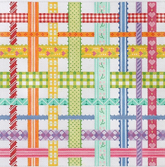 Woven Ribbons – Rainbow Multi Brights PL-02