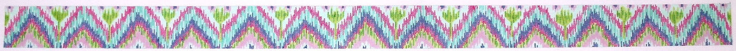 Wide Belt /Bag Strap – Ikat – Greens, Blues & Pinks WBL-09