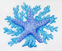 Starfish w/ Coral – In Blues PL-516