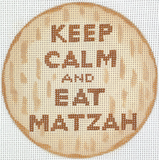 4” Round – Keep Calm & Eat Matzah INSMC-75