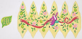 Christmas Ornament – 12 Days Stuffed Pear – Lords-A-Leaping (Day 10) (Stitch Guide Available) XM-103