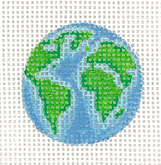 Planet Earth Key Ring Insert – Mother Earth Globe PKR-27