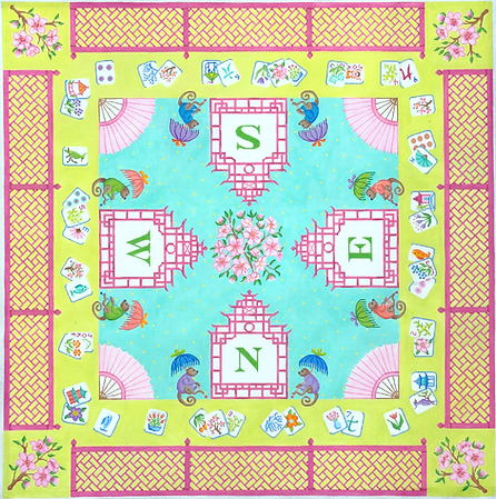 Mahjong Mat – Chinoiserie Theme MAT-02