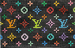 Planet Earth Passport Cover Insert – Louis Vuitton Lv – Multi Color On Black INSPPP-01