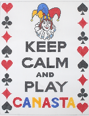 “Keep Calm & Play Canasta” SS-235
