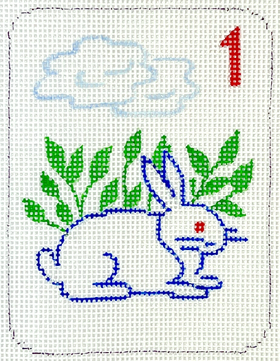 Mini Mahjong Tile – Rabbit OM-374