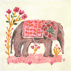 Elephant With Pink Blanket CG-PL-02