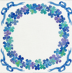 Ring Bearer Pillow – Hydrangea Wreath PL-577