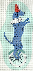 Circus Dog – Dalmatian Riding Unicycle KRM-OM-01