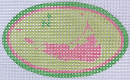Mini Oval – Nantucket Map OM-93