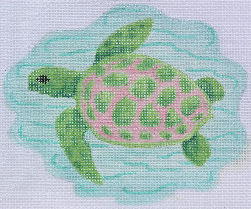 Tropical Mini – Pink & Green Sea Turtle OM-85