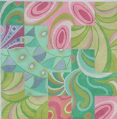 Med. Sq. Pucci-Inspired Plus + Patchwork PL-16